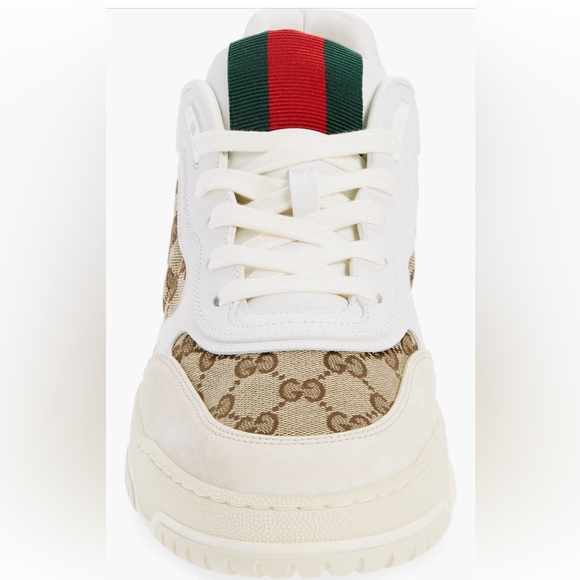 GUCCI RE-WEB MIX MEDIA WOMEN’S SNEAKERS - Picture 2 of 16